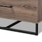 Baxton Studio Daxton Modern & Contemporary Rustic Oak Finished Wood 3-Drawer Storage Chest 202-11307 - alternate 6